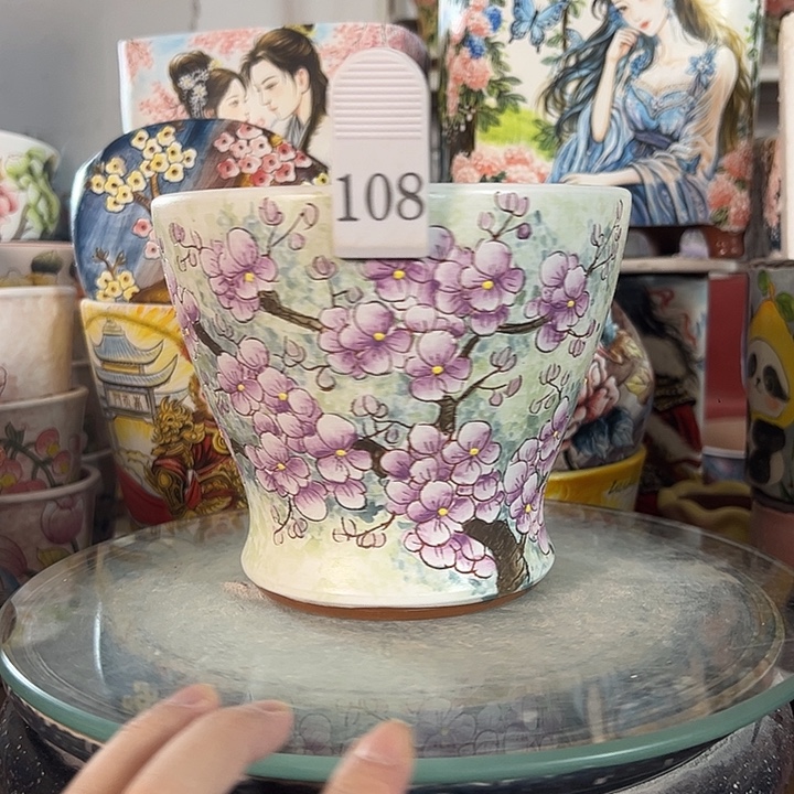 景德镇市手绘花盆性价比超级无敌高