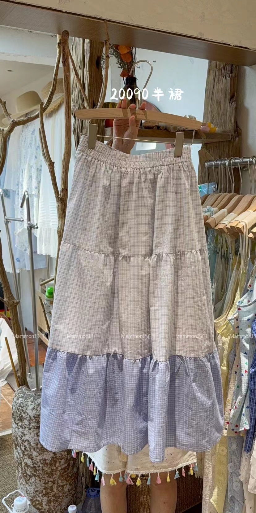 米多多 MM#20090#格子半裙