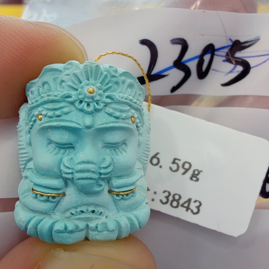 绿松石未镶嵌配饰