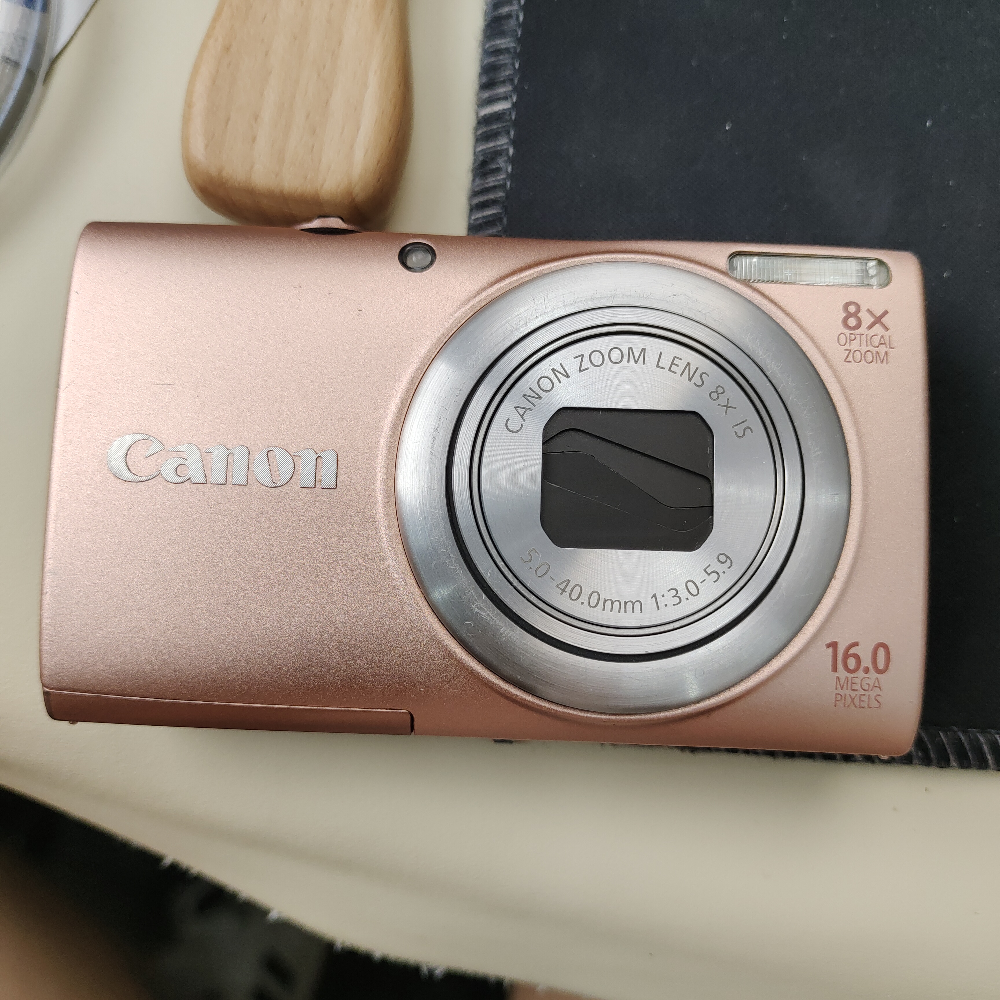 95新 Canon/佳能 a4000藕粉1600万像素8倍变焦ccd数码相机蓝色