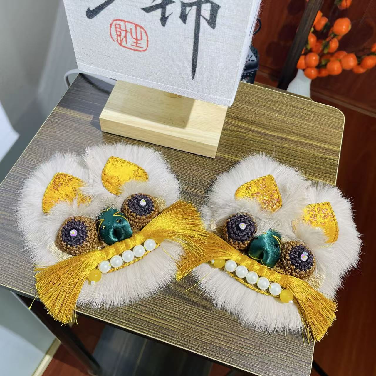 【虎头配饰】新中式国风毛绒虎头配饰