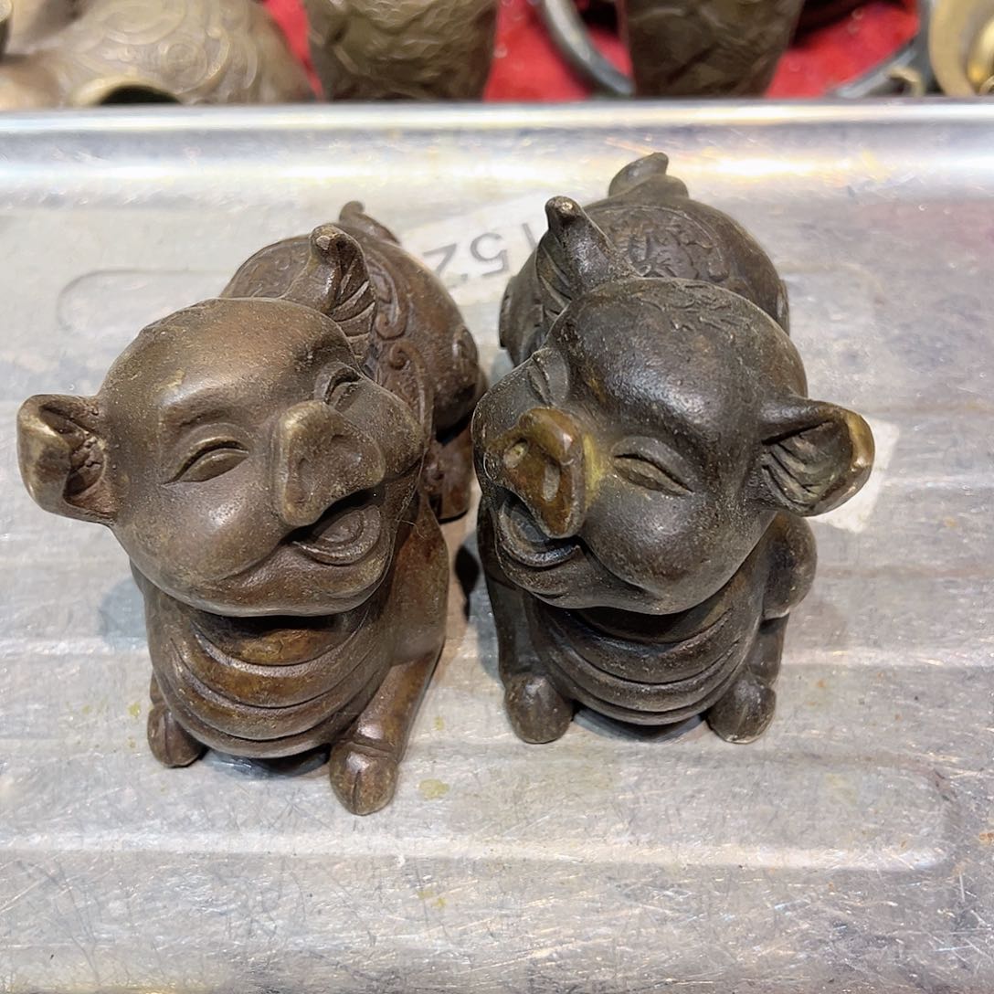 黄铜摆件，文档摆件