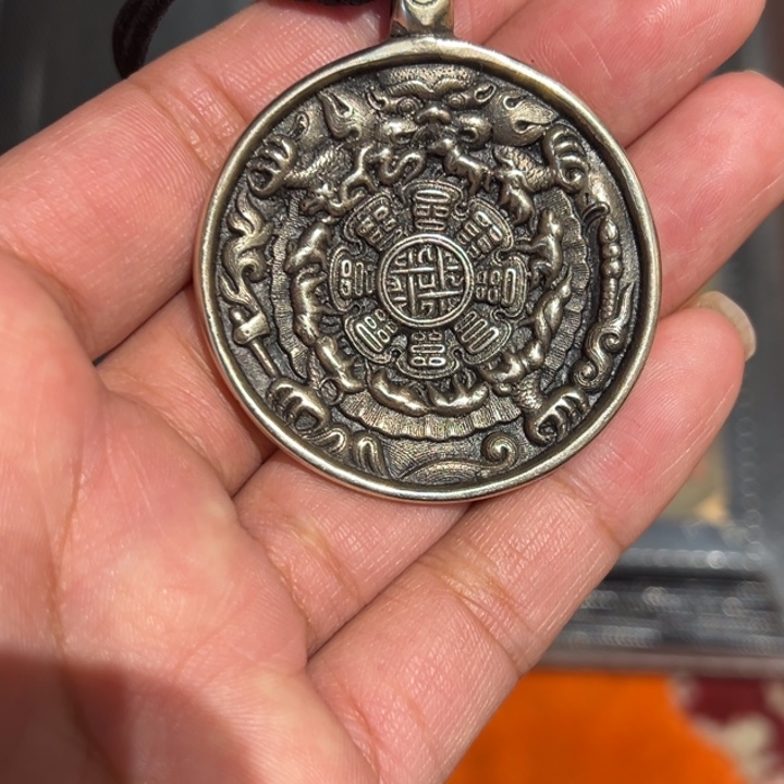 缘铜菩提吊坠项链星月