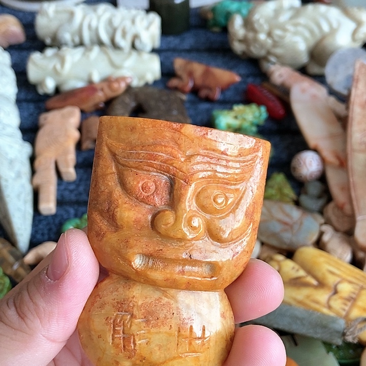 和田玉未镶嵌颈饰7