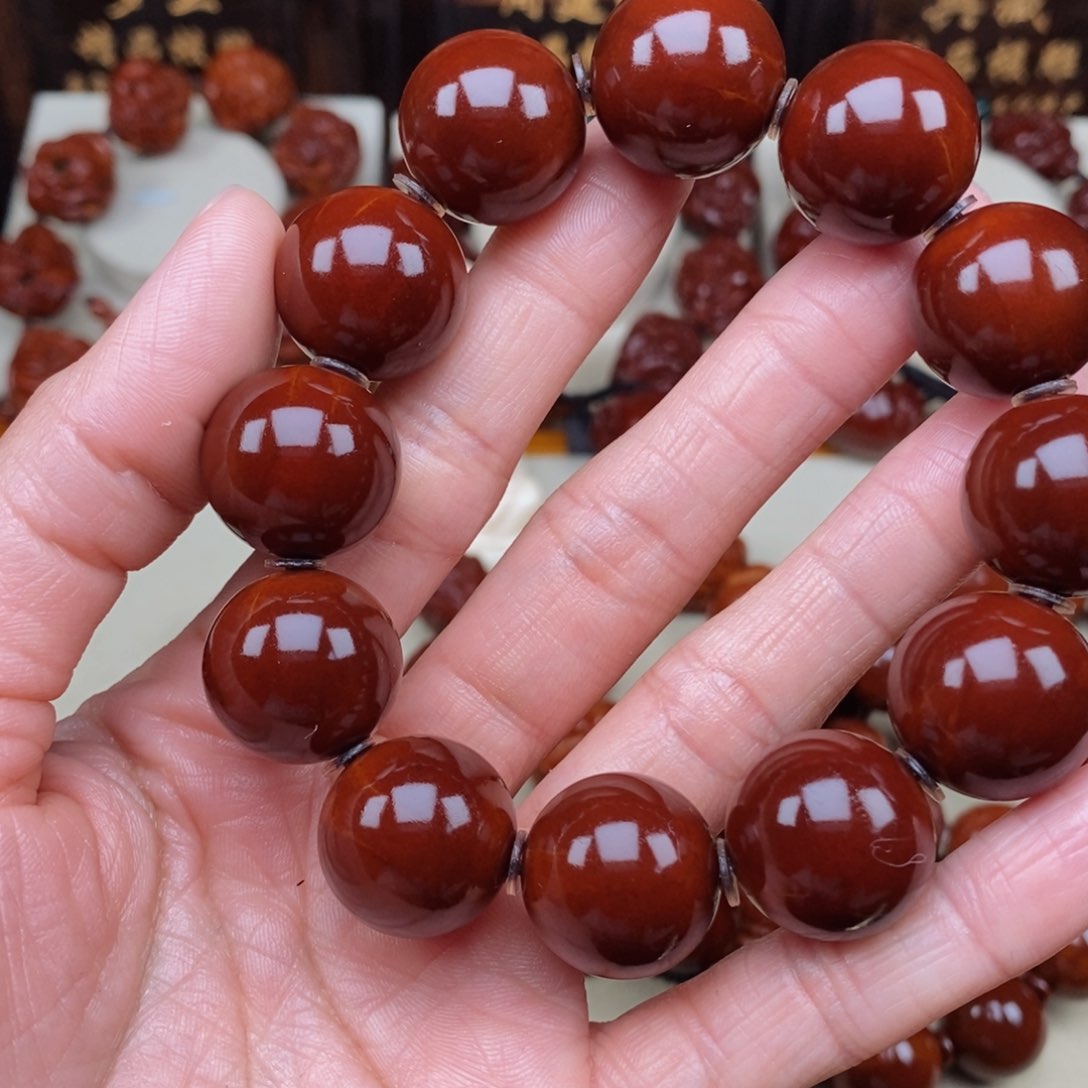 橄榄核吊坠?***?光珠，