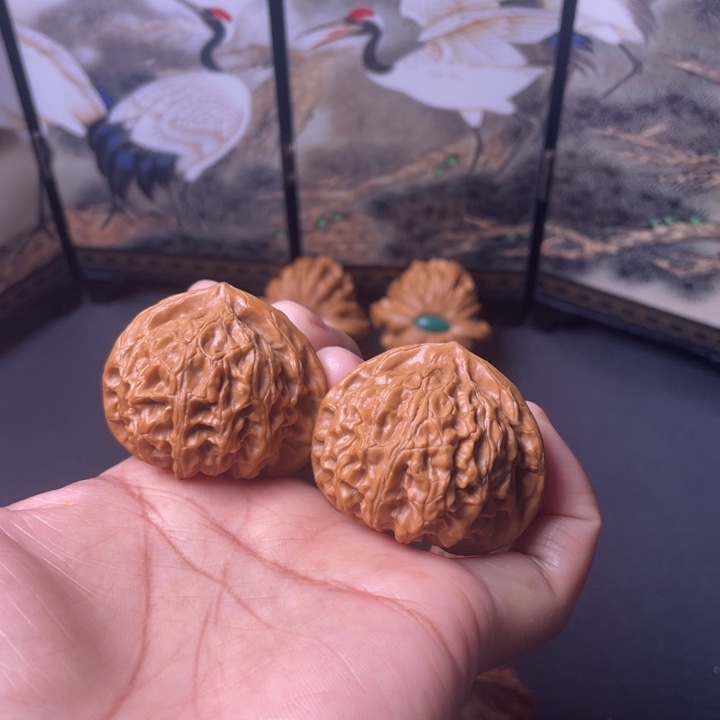 文玩核桃把件39宫灯