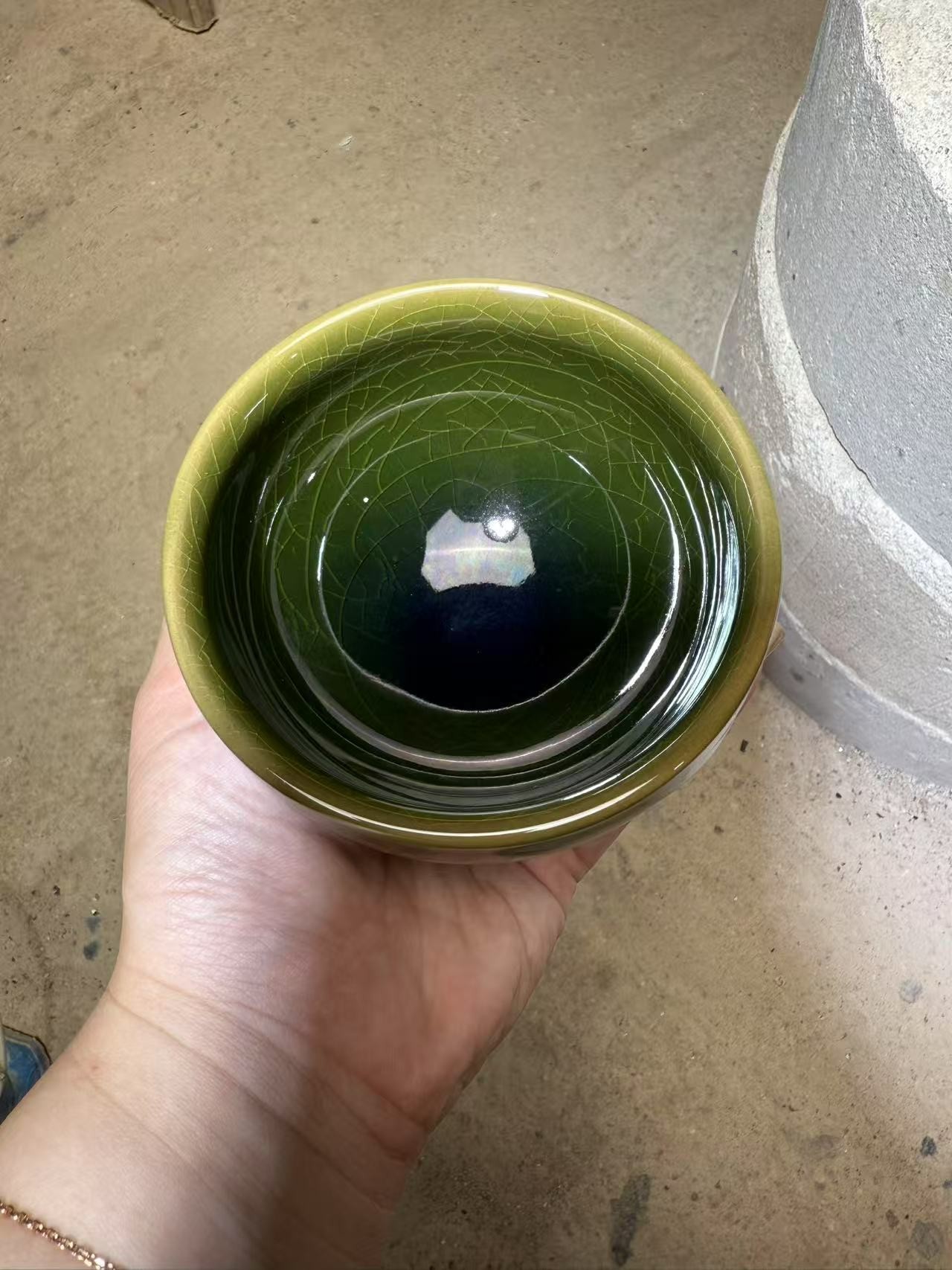 茶器茶杯 龙凤呈祥 帝王绿将军