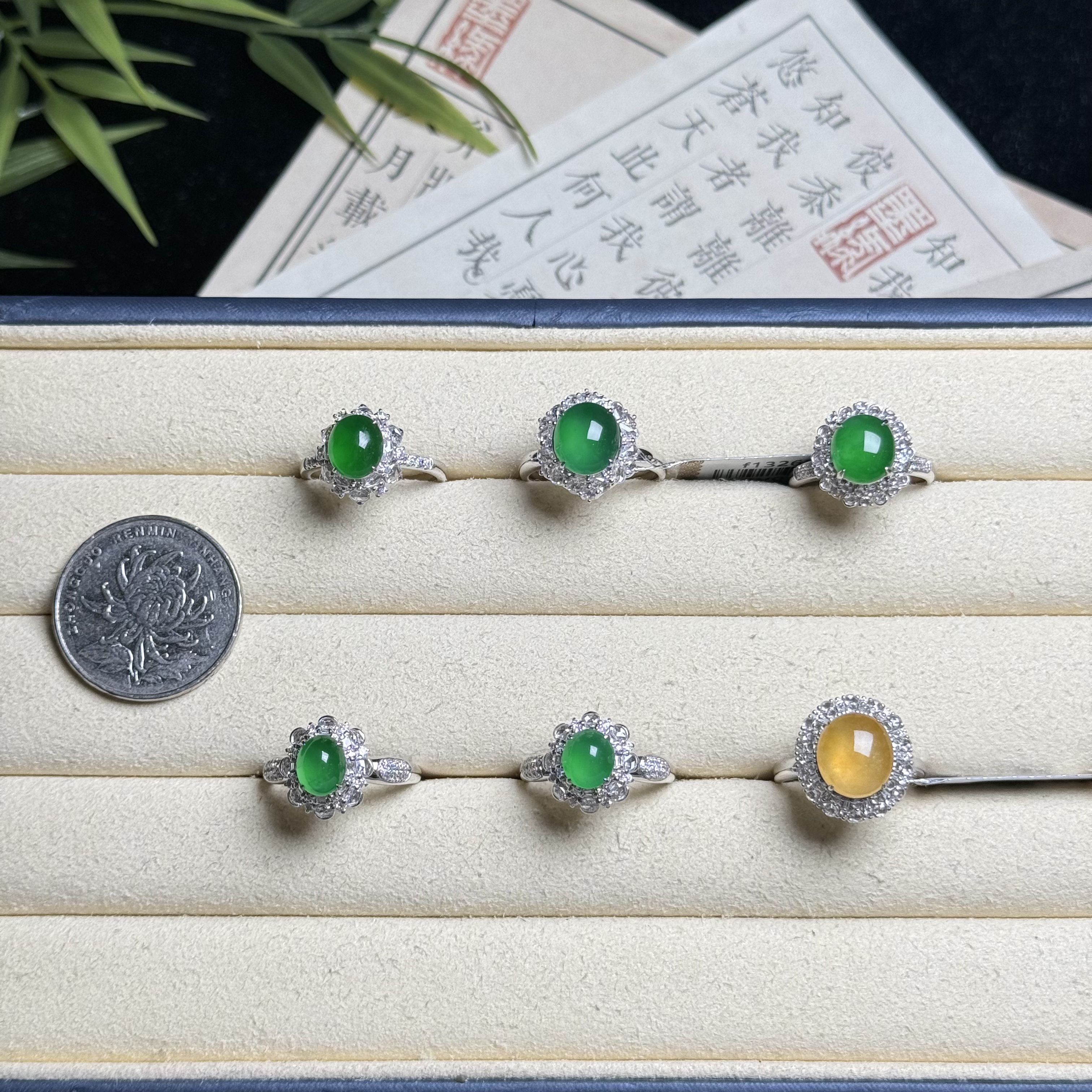 思懿珠宝 18K翡翠戒指-28000-1-XMG-多样性发一