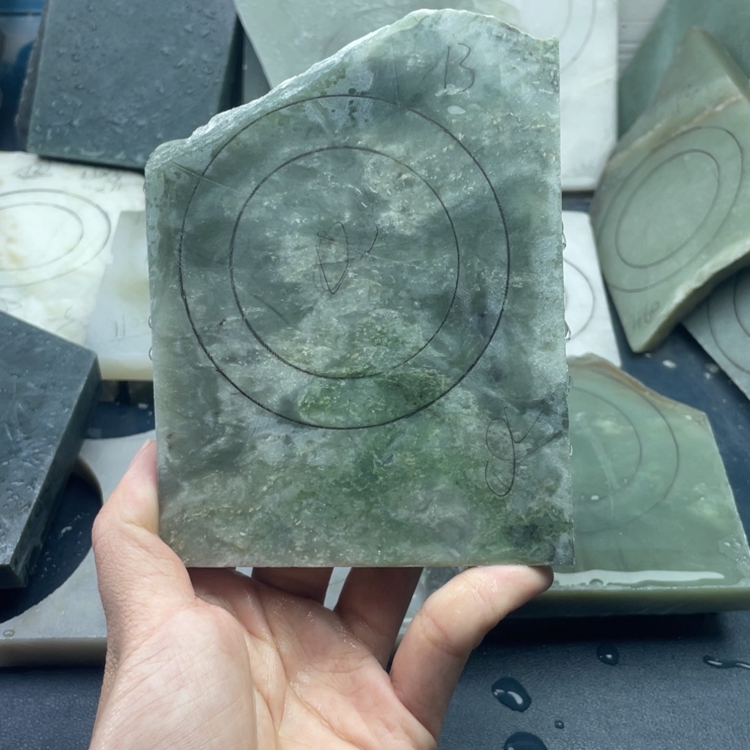 和田玉未镶嵌手镯定制手镯