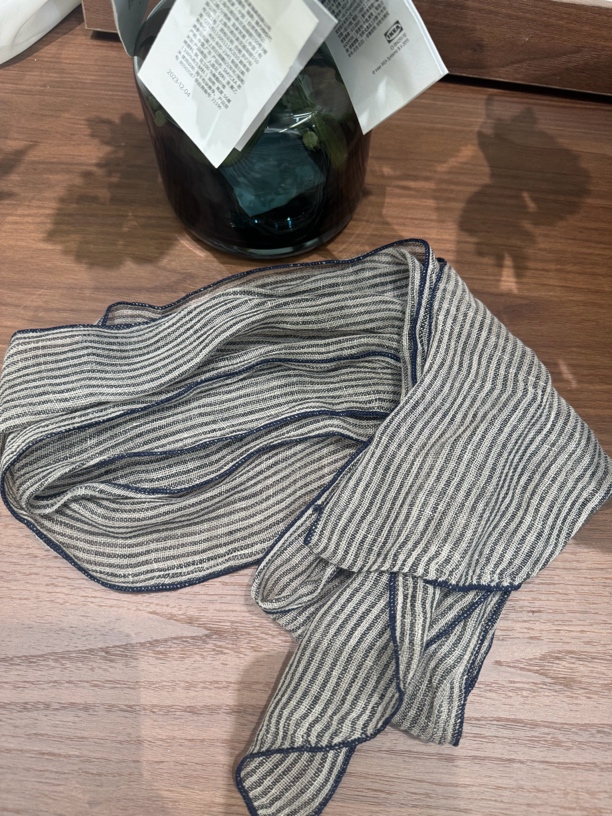 亚麻丝巾大喜自留款