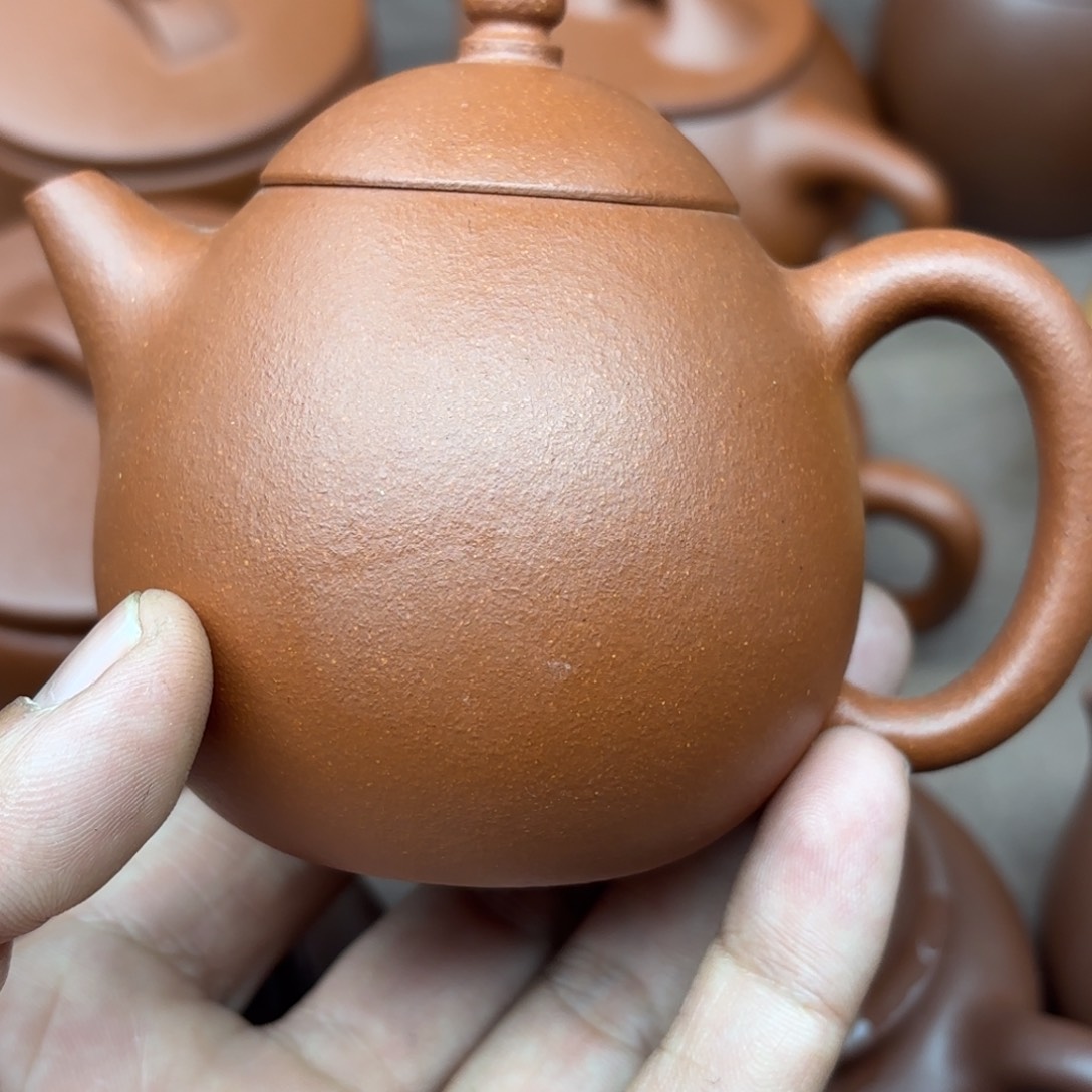 紫砂茶壶龙蛋壶微瑕160cc