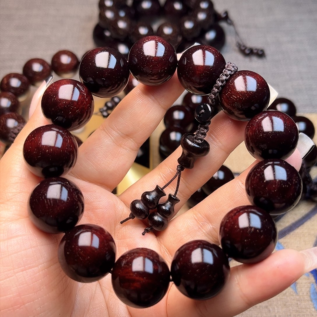 檀香紫檀（小叶紫檀）1.8 13颗多星