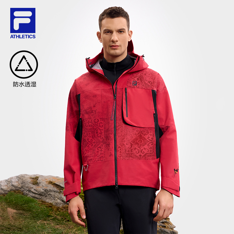 斐乐FILA【敦煌博物馆联名时尚外套】男装防护户外百搭A11M517730F