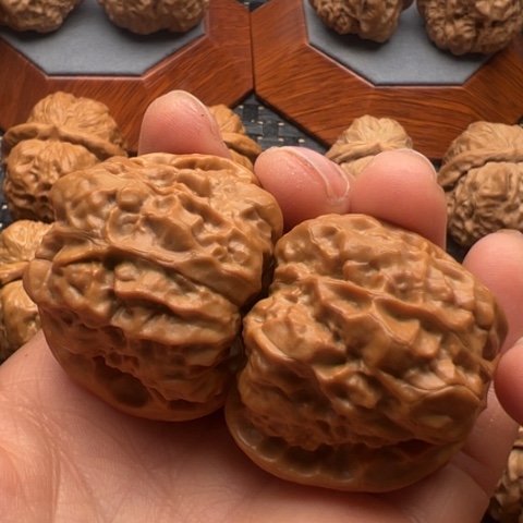 文玩核桃把件(****)边40左右