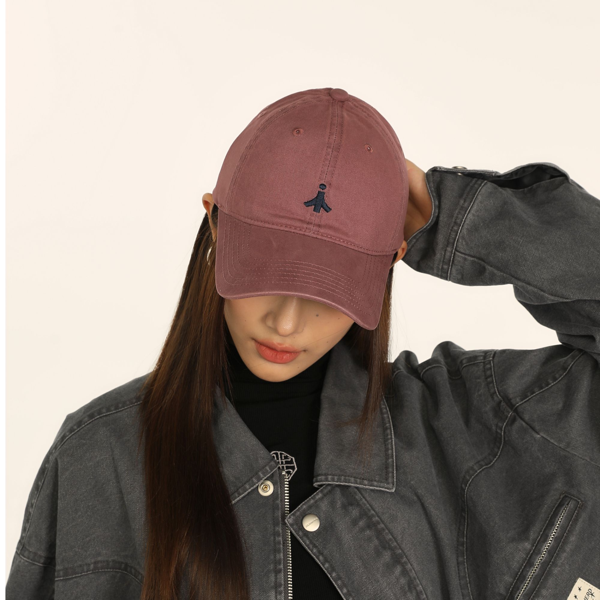 【箭头标】软顶棒球帽立体刺绣大头围帽子休闲潮流复古百搭鸭舌帽