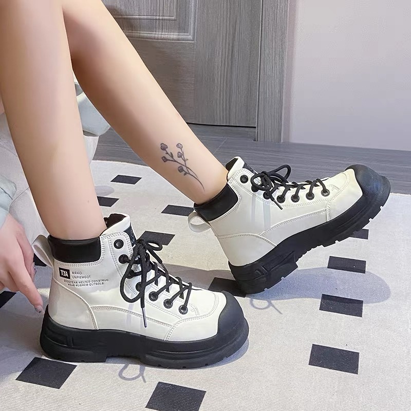 女生秋新款高帮休闲板鞋GT03