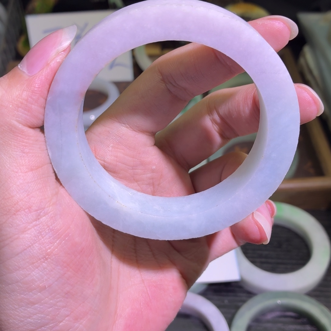 定制翡翠未镶嵌缅甸翡翠A货手镯毛胚定制