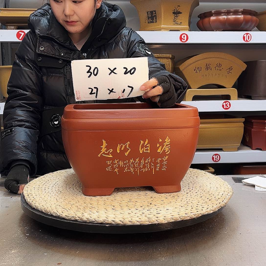紫砂花盆紫砂花盆