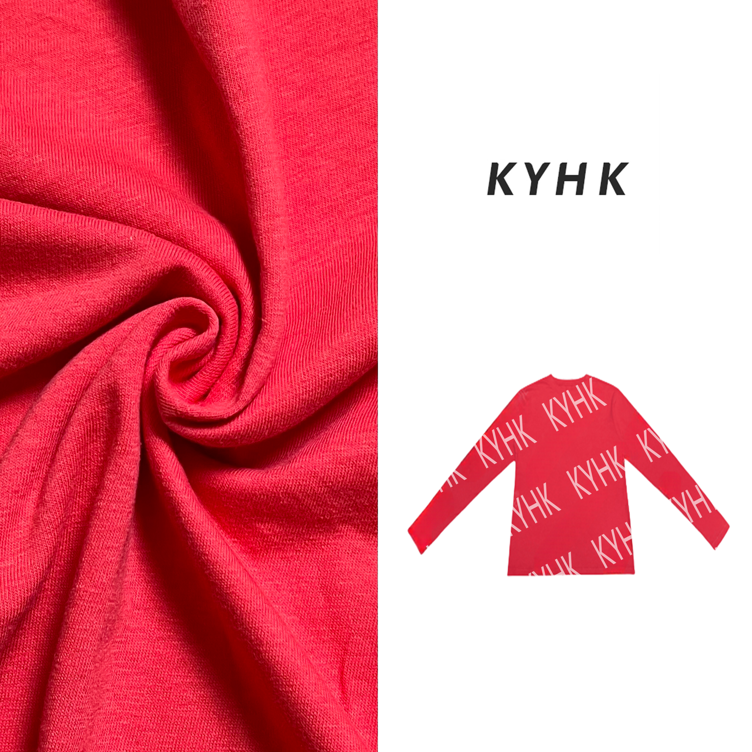 KYHKKYHK极简糖果彩色打底长袖T恤241012