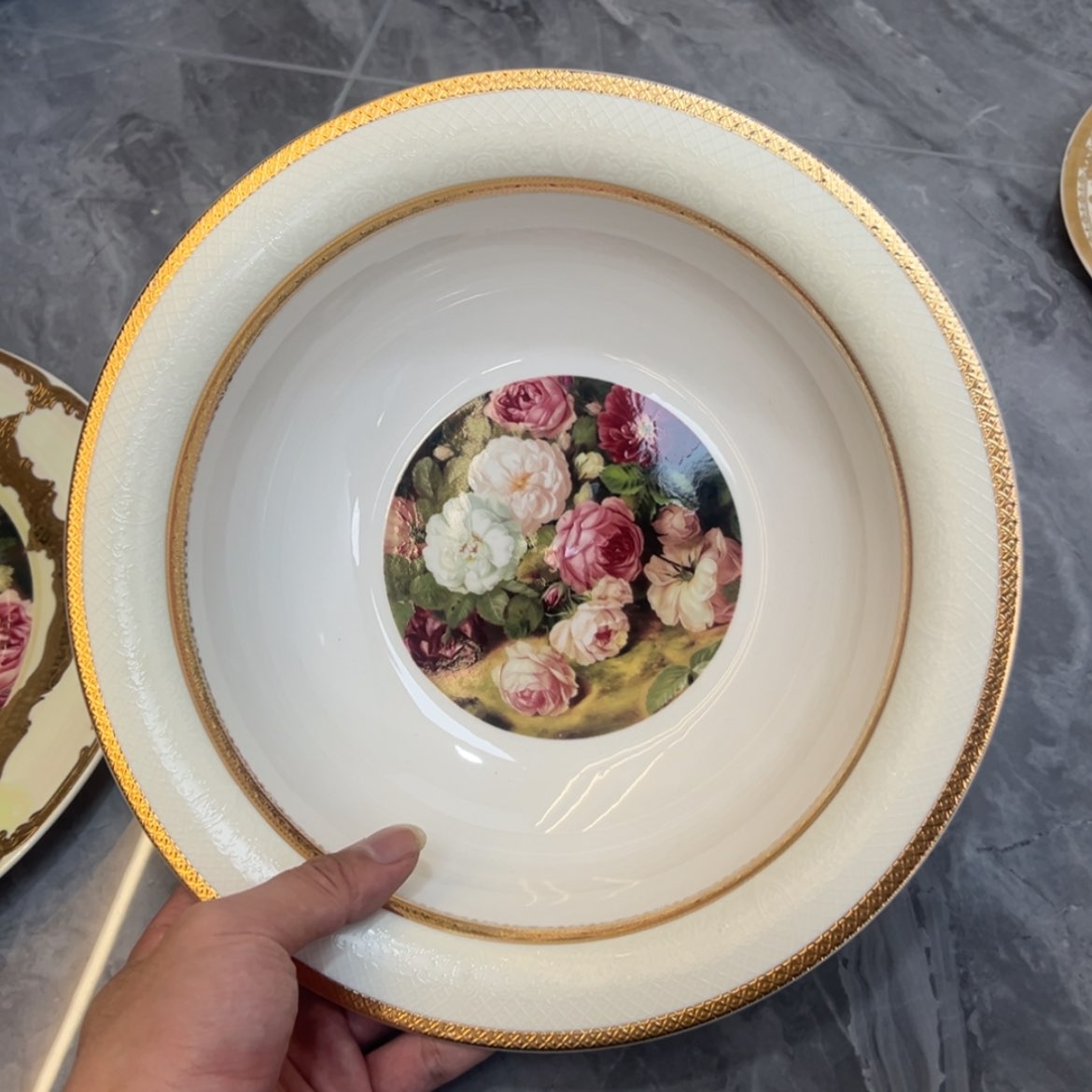 【闪购商品】瓷片10.25寸大汤碗一个一单福利价