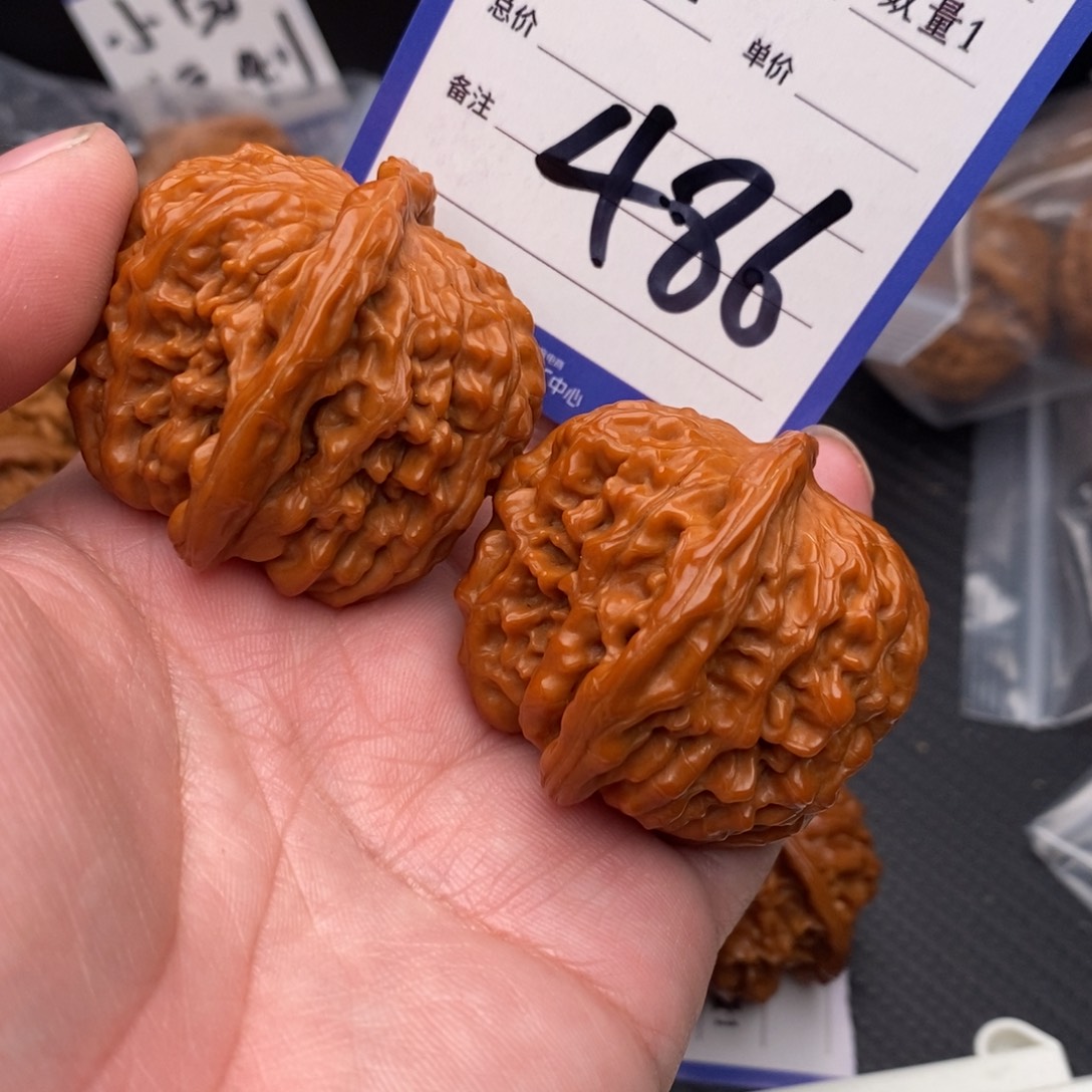 把件桃核四座楼42mo