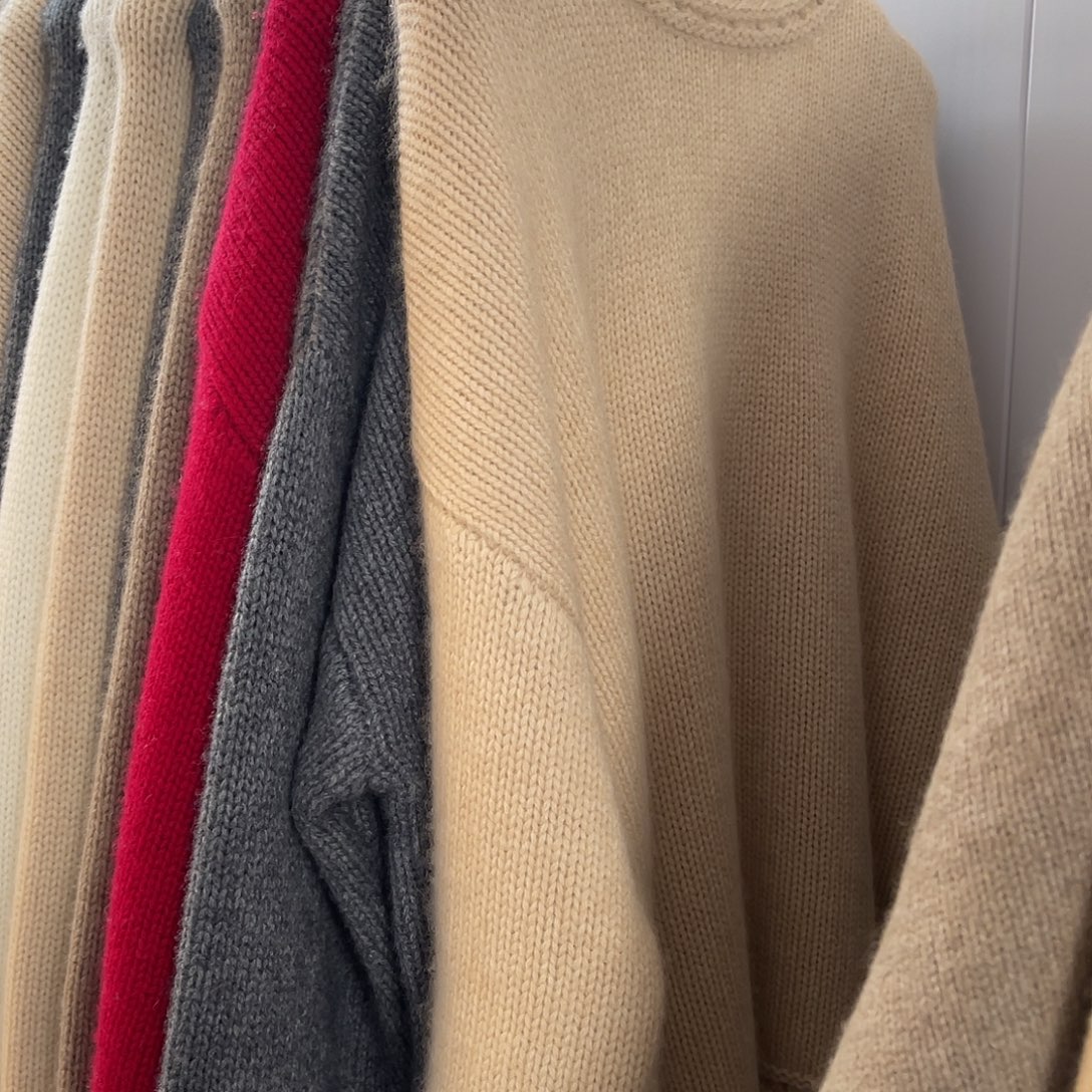 圆领 加厚 羊绒衫