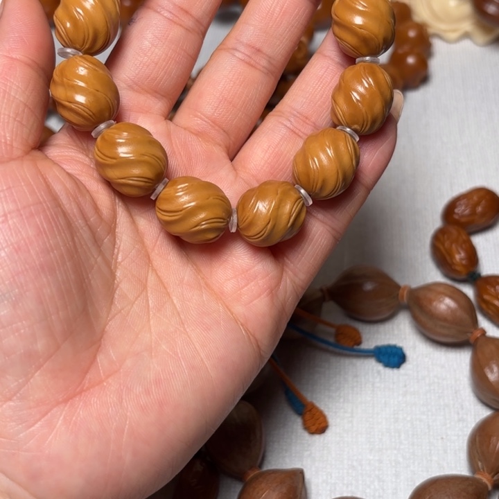 天***告橄榄核手串/手链1.6扭转