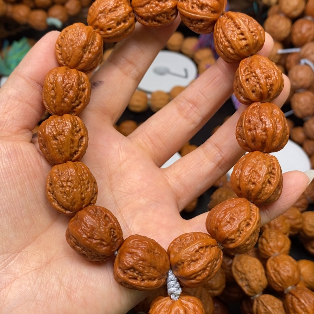 桃核手串小粗筋八棱