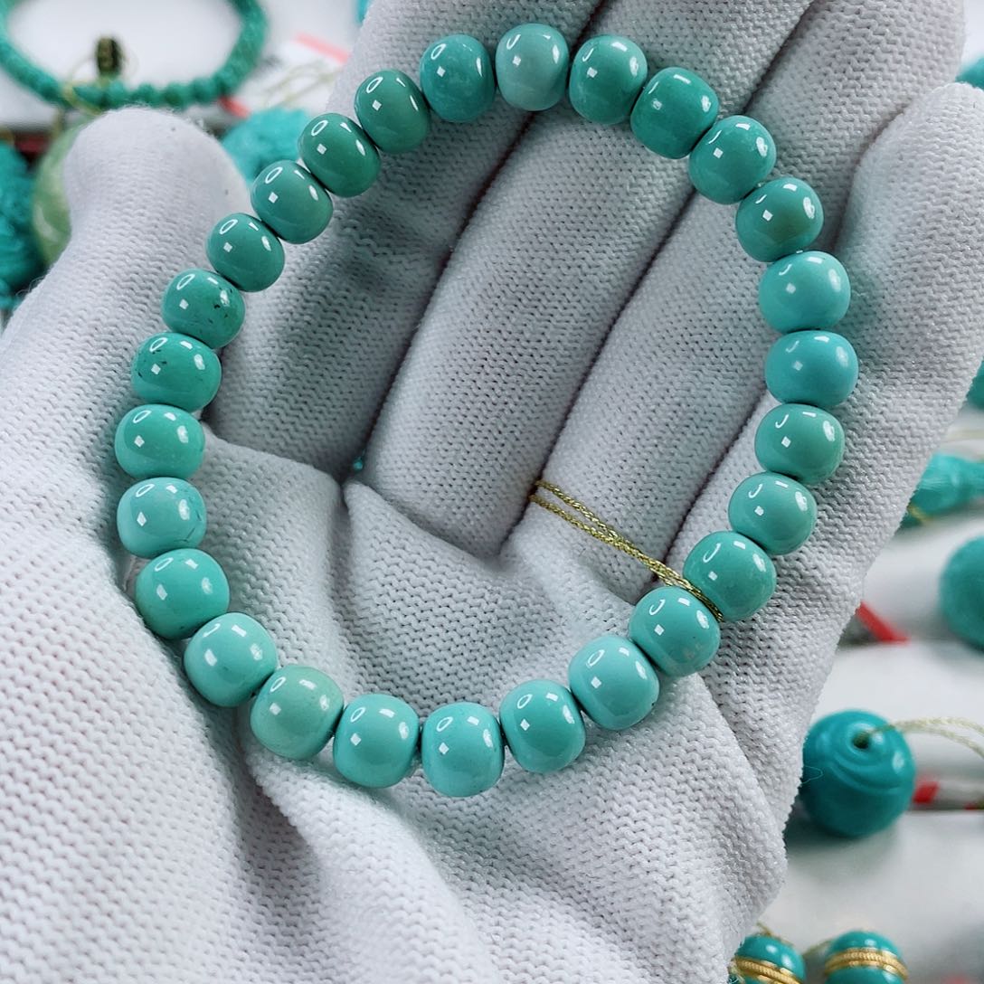 绿松石未镶嵌车挂