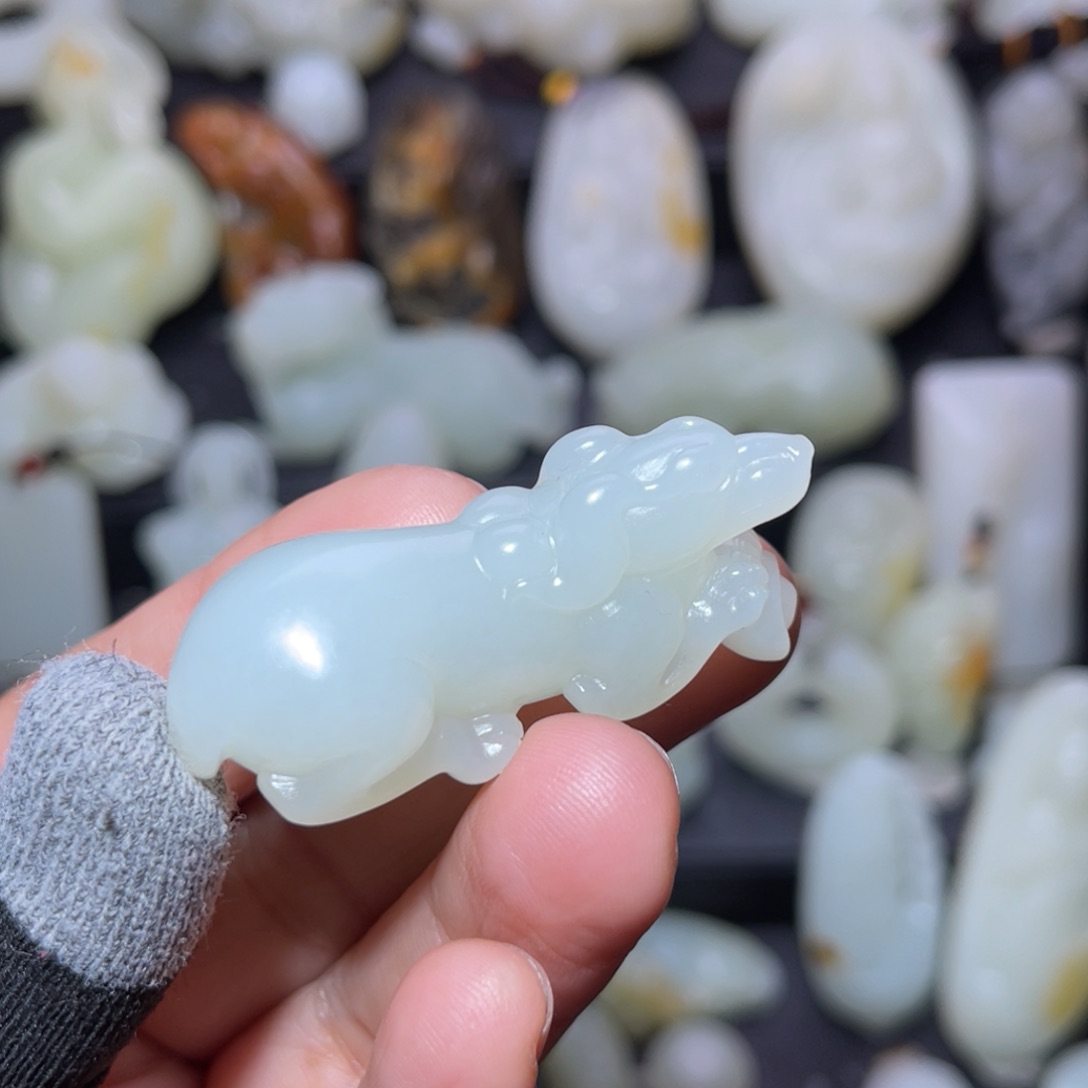 和田玉颈饰未镶嵌宁****辰