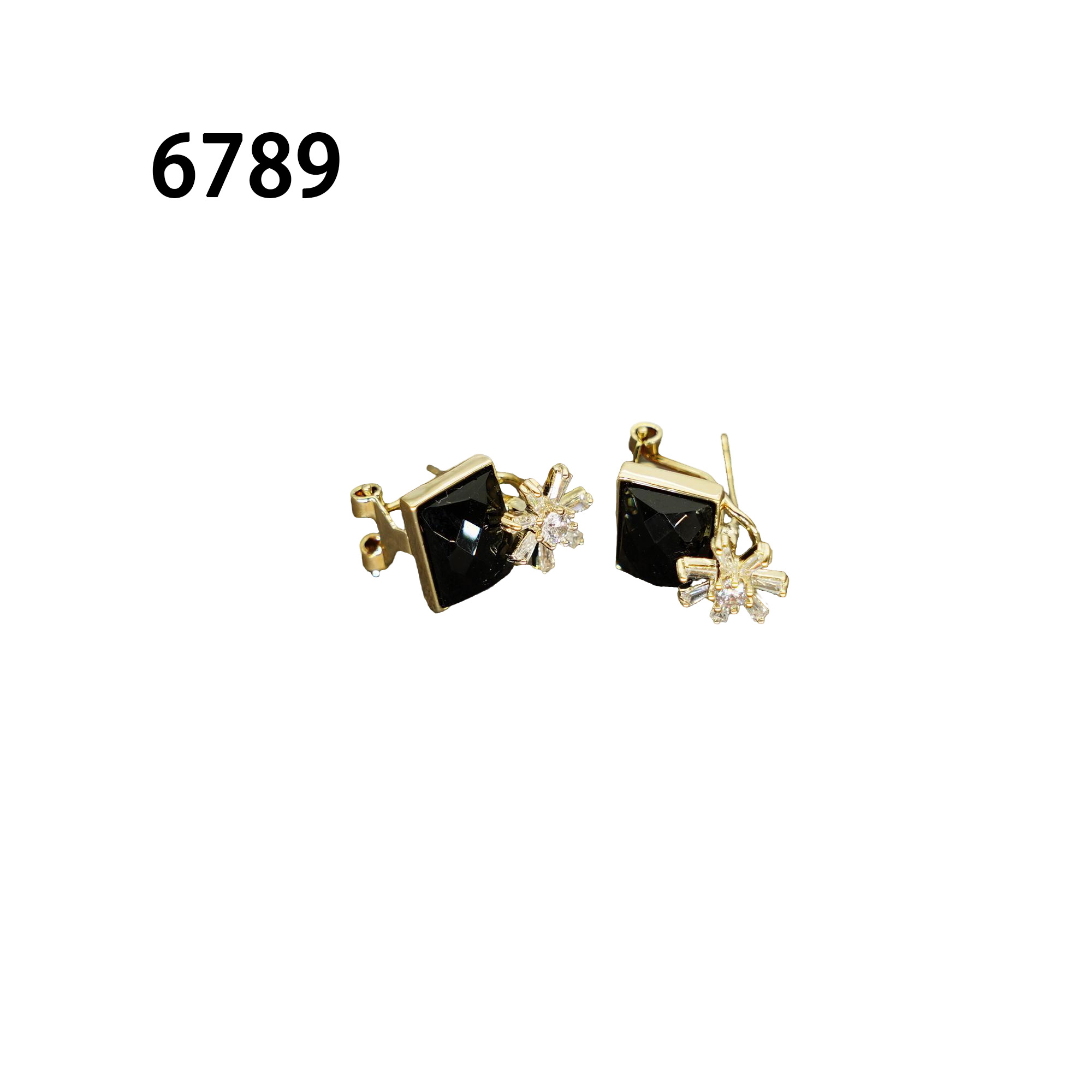 铜合金耳饰 设计师气质耳环小众设计高级感耳环耳饰～6789