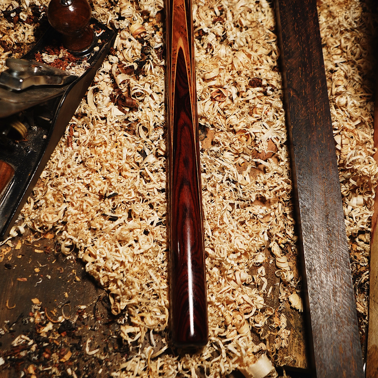 高订手工通体小头杆中式八球斯诺克