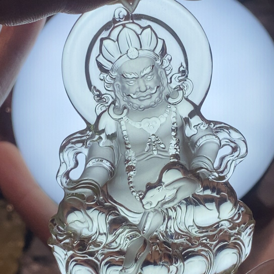 水晶颈饰未镶嵌九**材吊坠