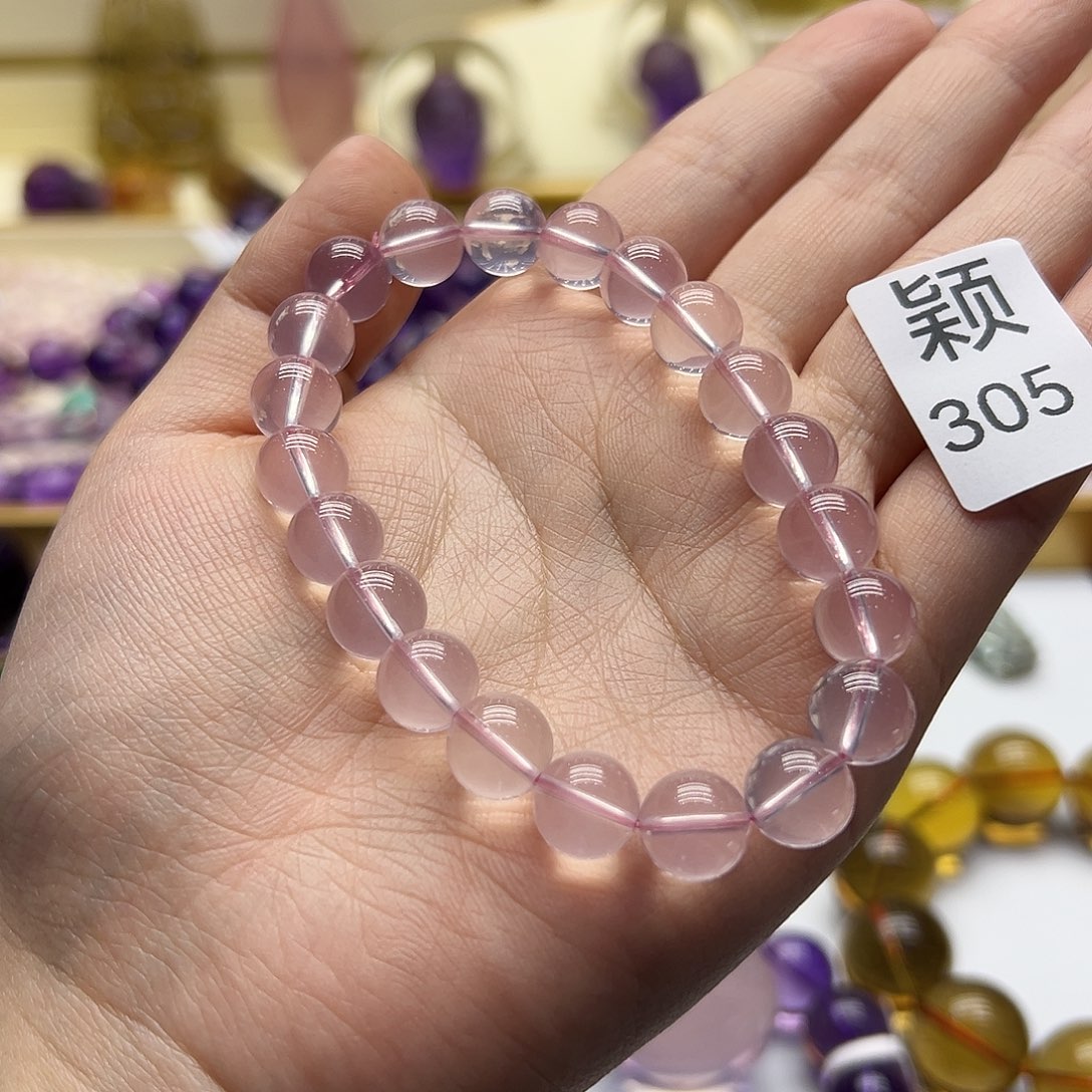 芙蓉石手链未镶嵌你***