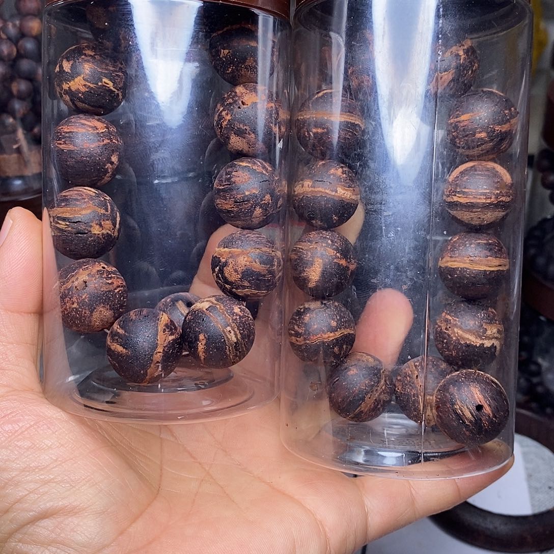 豆***哥木2.0缅甸小叶降真香2串黄金甲手串