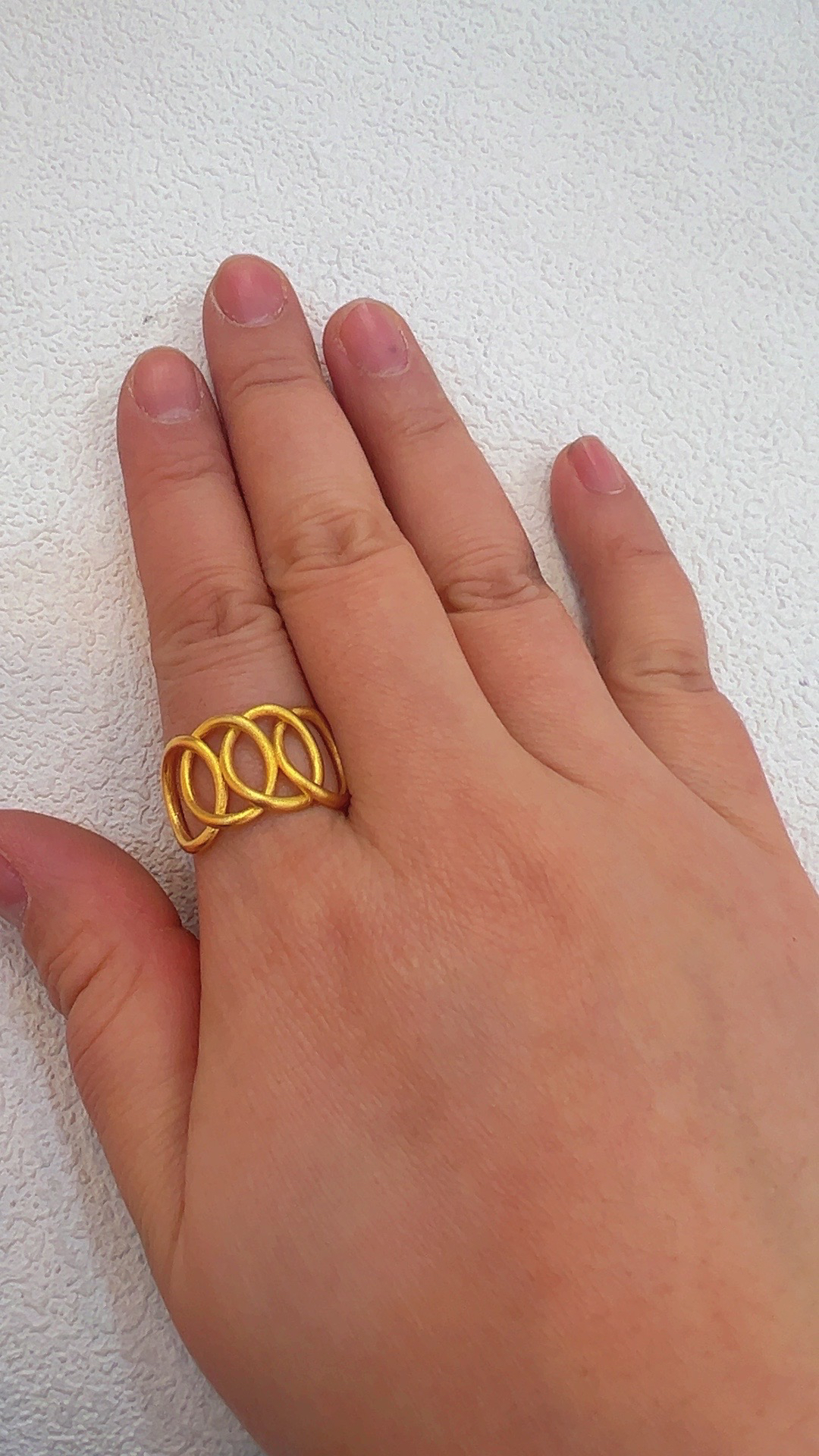 铜合金亚克力戒指 奥迪大花款精美女戒活口戒指42