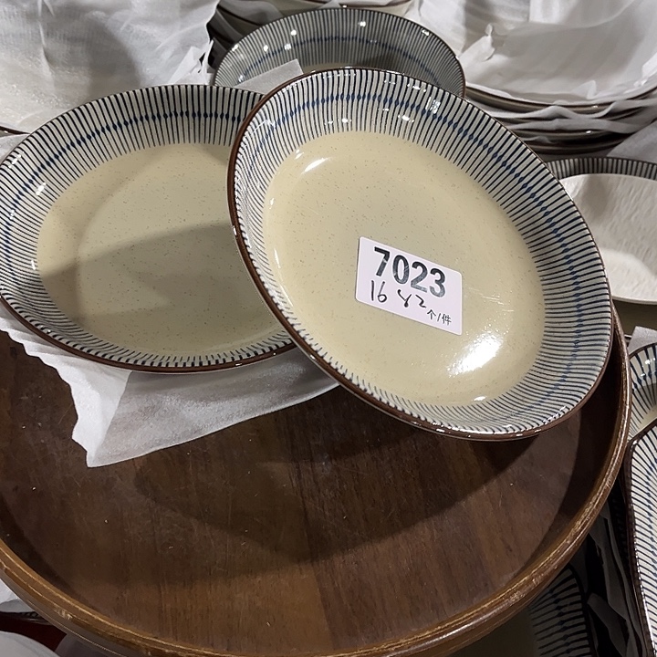 瓷微瑕外贸餐具7023