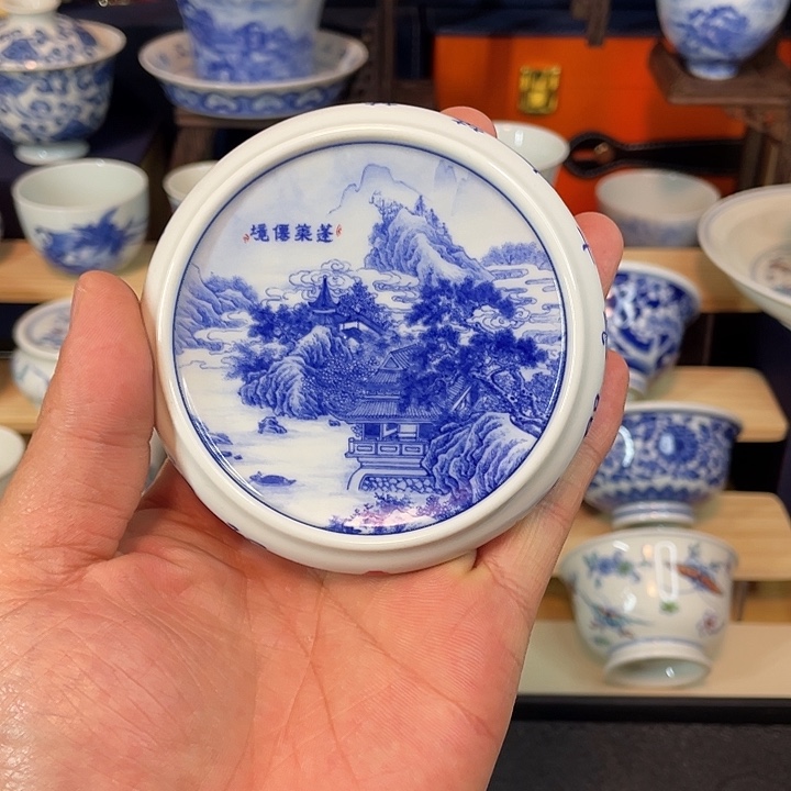 瓷片景德镇添青陶瓷888