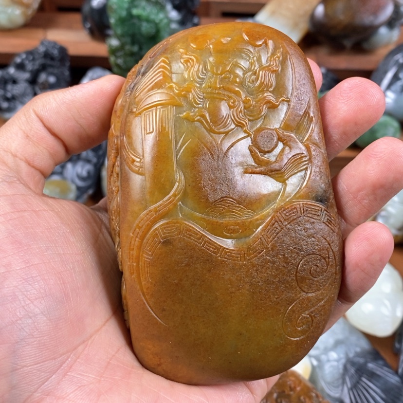 【闪购商品】未镶嵌和田玉挂件江****胎