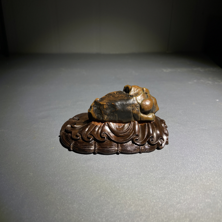 左艺刀精品手工创意奇石摆件装饰品设计精雕雕刻