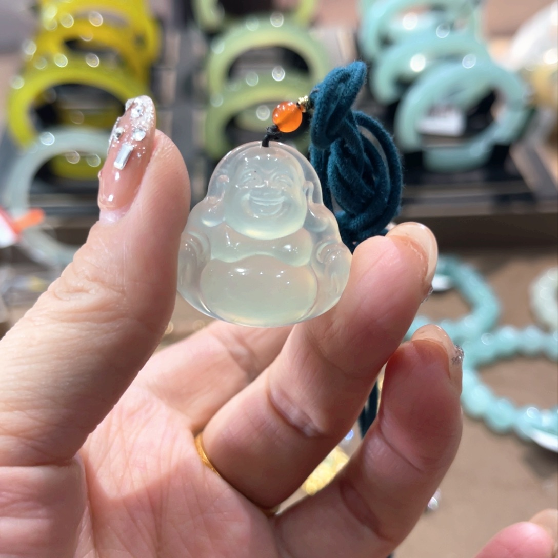 蛇纹石玉手链未镶嵌