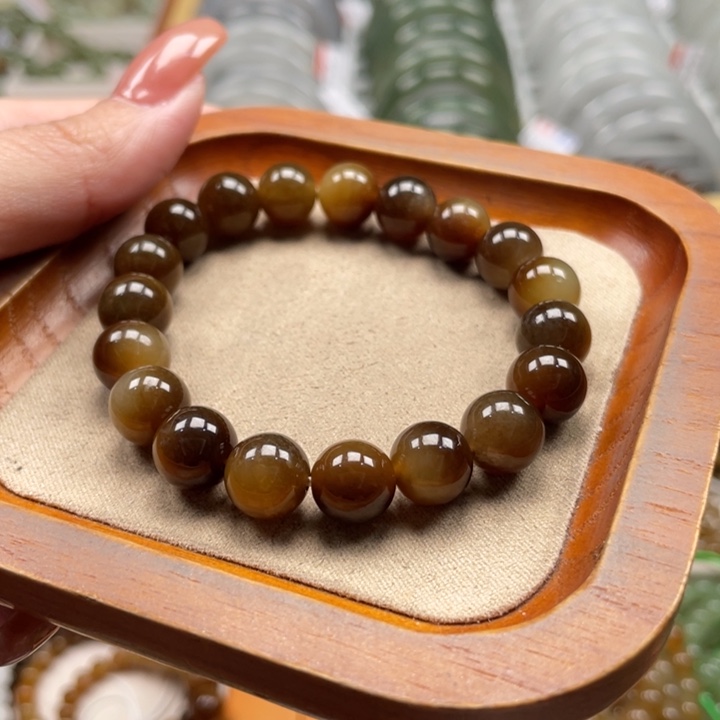 和田玉手串10mm未镶嵌