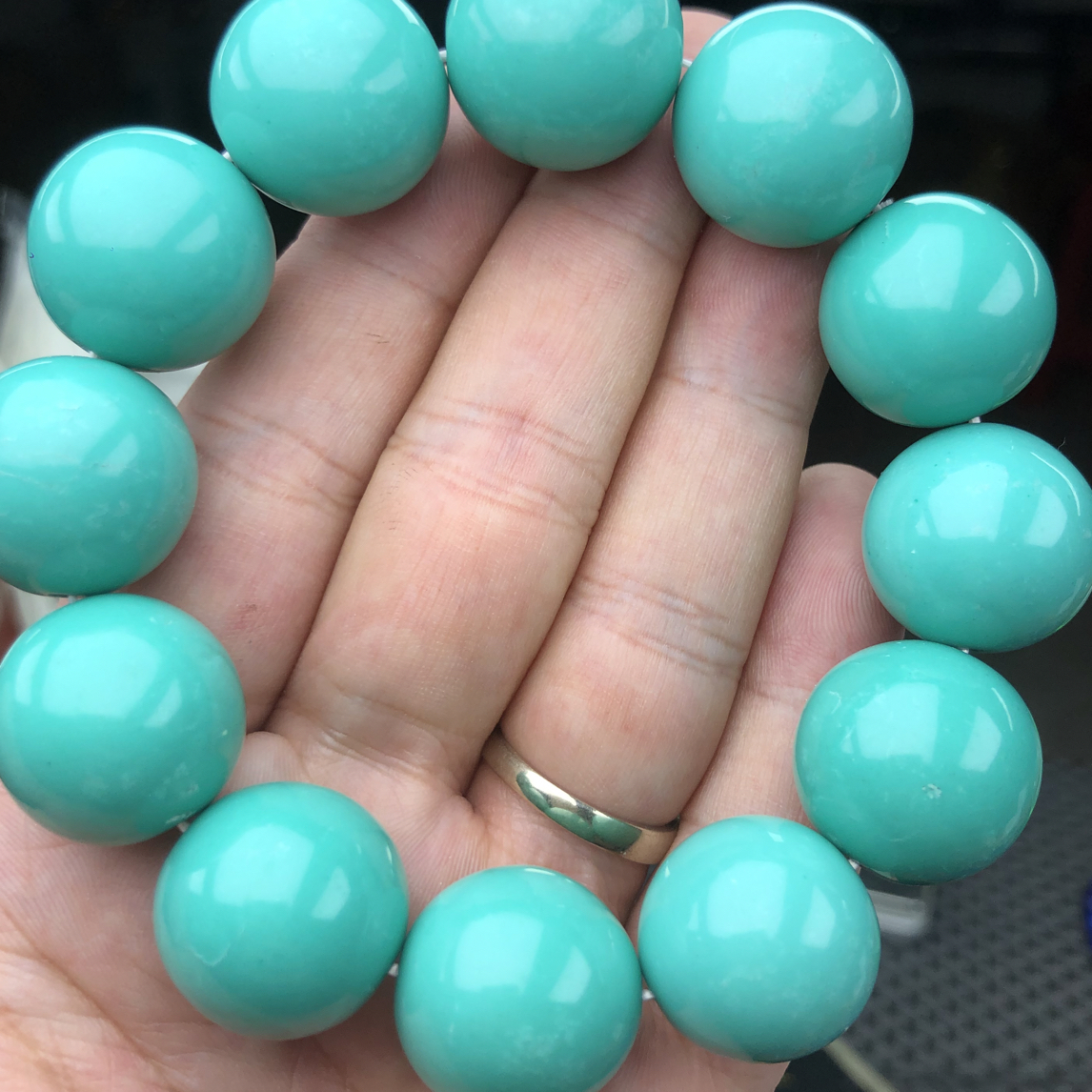 279高瓷绿20mm大手串
