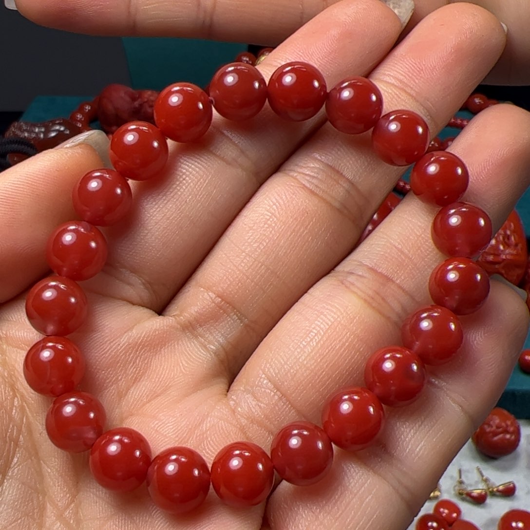 南红玛瑙8+单圈未镶嵌