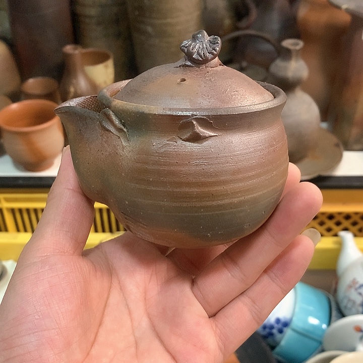 备前烧宝瓶备前烧