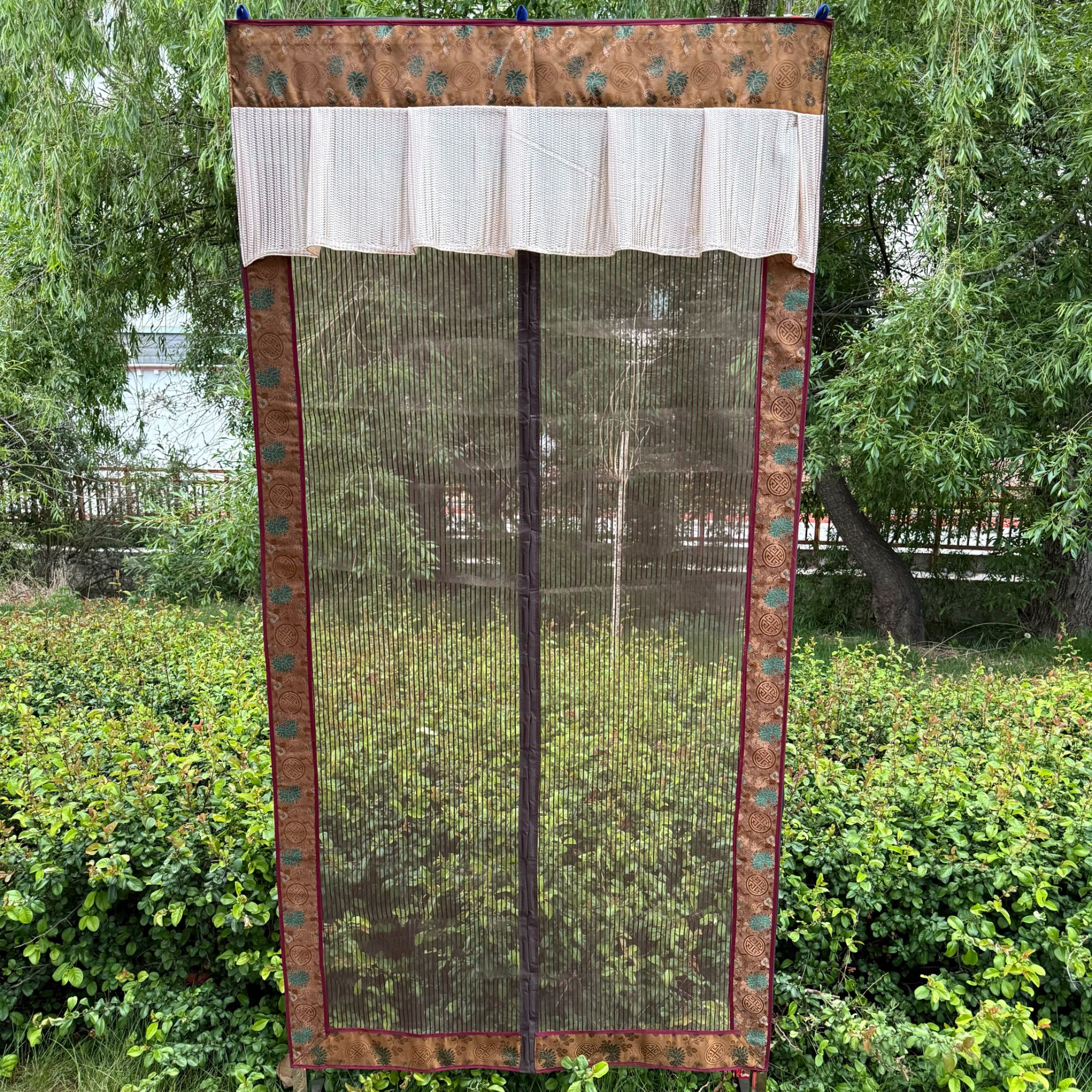 新款藏式慈溪门帘魔术贴双开让夏日微风自由进出蚊虫烦恼一扫而空