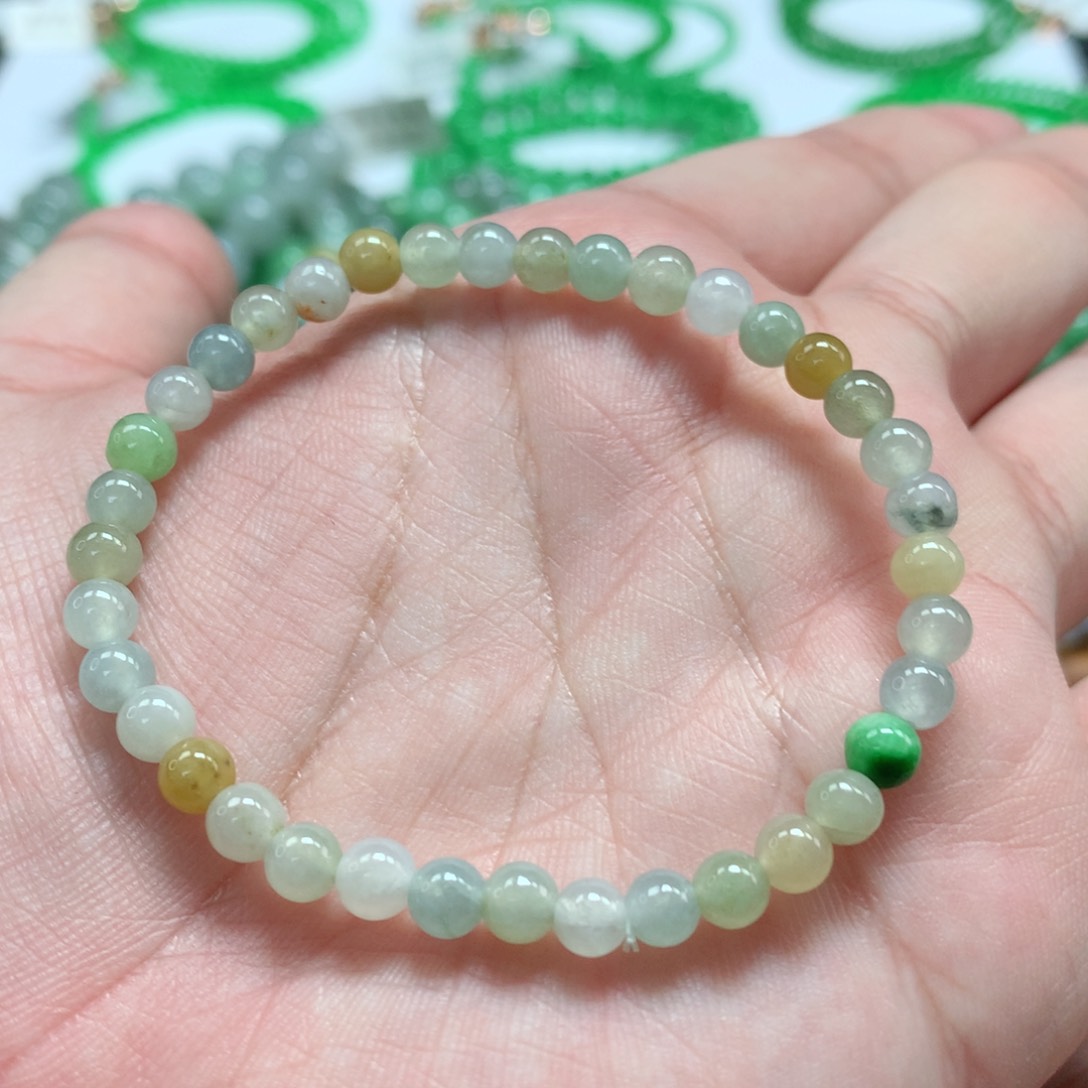 未镶嵌手链翡翠翡翠