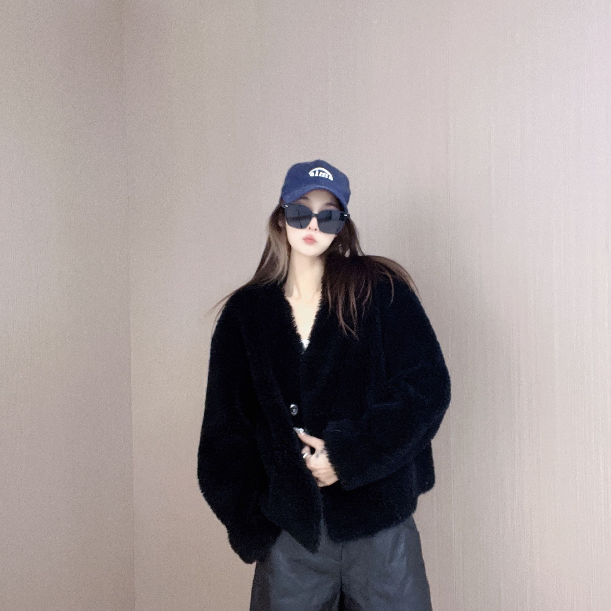 【柒总年底福利】女士气质网红百搭短外套短款冬季皮毛一体777777