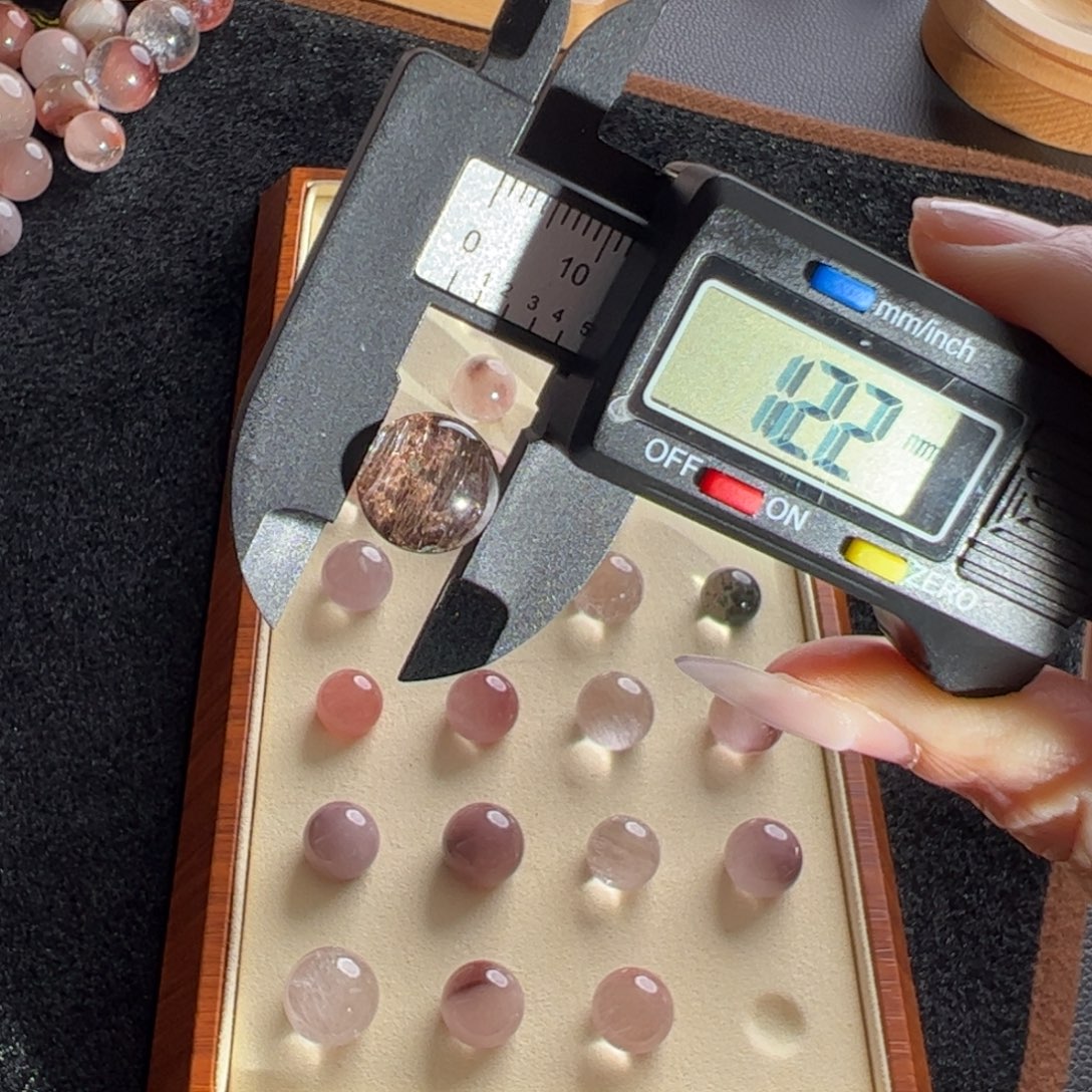 藝***然手链未镶嵌水晶12.2m定制通孔不退不换