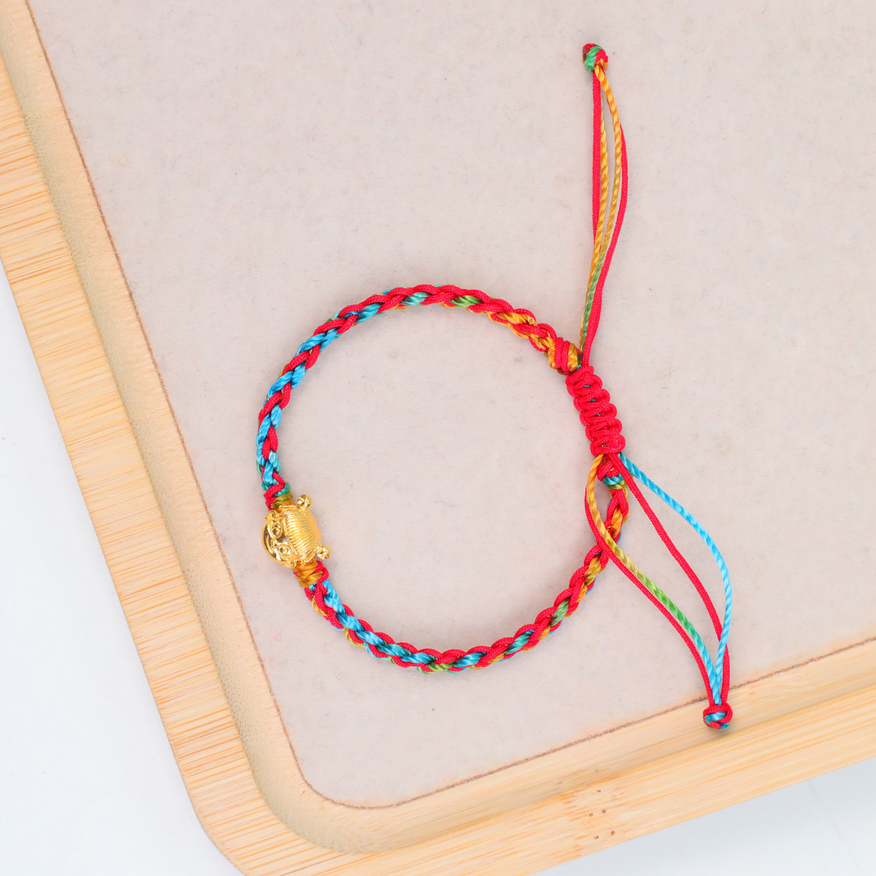 【琪琪珠宝】18k金卡通手绳